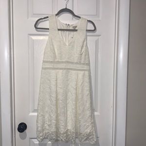 White Lacey Mini Dress